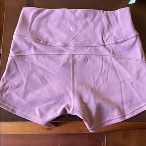 Lululemon pink shorts